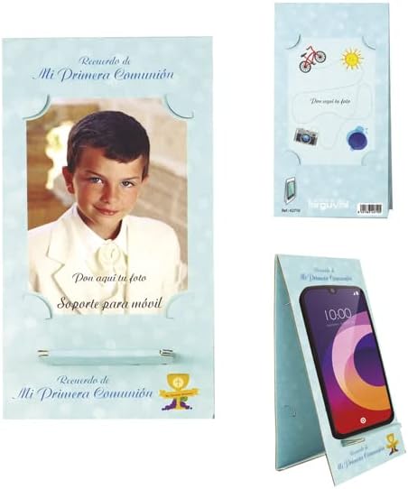 Pack libro de firmas comunión niño + porta móvil (pack completo) - Imagen 7