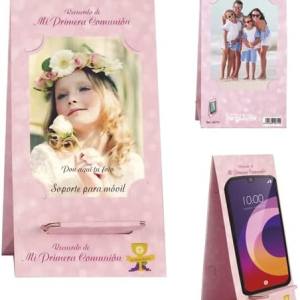 Libro de firmas Comunión niña+ porta móvil (Pack completo)
