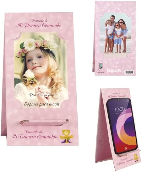 Libro de firmas Comunión niña+ porta móvil (Pack completo)