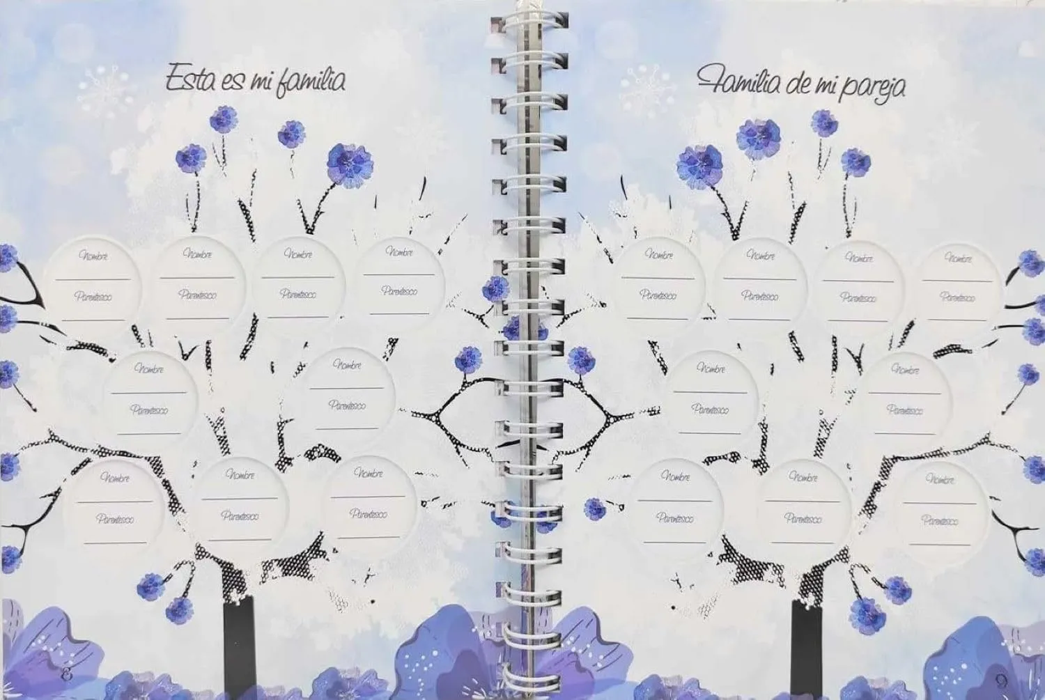 Agenda de Embarazo Semana a Semana - Diario Completo para Todas las Etapas del Embarazo Ideal para la Futura Madre Tapas Duras y Encuadernación en Espiral 96 Páginas, lustraciones Originales - Imagen 4