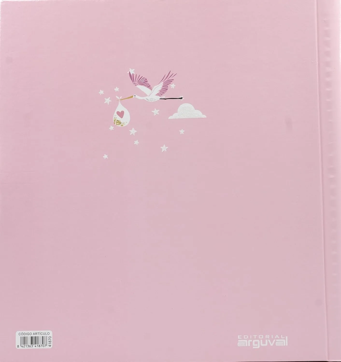 Mi libro del bebé niña, más tampón huellas manos y pies, recuerdo de bebé con 44 páginas a todo color, varias páginas para estampar las huellas durante diferentes meses, tamaño 29x28 - Imagen 5
